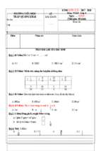 Bộ đề thi học kì 2 môn toán lớp 4 năm 2017   2018 theo thông tư 22 đề  (1)