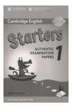 Starters 1 answer booklet 2018