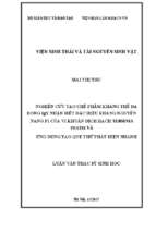 Nghiên cứu tạo chế phẩm kháng thể đa dòng igy nhận biết đặc hiệu kháng nguyên nang f1 của vi khuẩn dịch hạch yersinia pestis và ứng dụng tạo que thử phát hiện nhanh