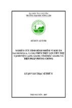 Nghiên cứu tình hình nhiễm vi khuẩn salmonella, e.coli trên thịt lợn tiêu thụ tại huyện lạng giang tỉnh bắc giang và biện pháp phòng chống
