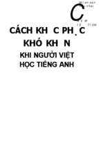 Cách khắc phục khó khăn khi người việt học tiếng anh