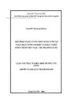 Giải pháp tăng cường huy động vốn tại ngân hàng nông nghiệp và phát triển nông thôn việt nam   chi nhánh sao đỏ