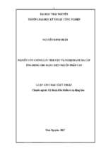 Nghiên cứu chỉnh lưu tích cực và nghịch lưu đa cấp ứng dụng cho mạng điện nguồn phân tán