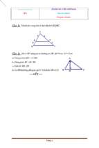 10 đề kiểm tra 1 tiết chương 3 tam giác đồng dạng hình học 8 có đáp án