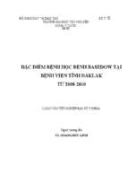 đặc điểm bệnh học bệnh basedow tại bệnh viện tỉnh đăklăk từ 2008 2010