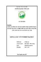 Đánh giá công tác cấp giấy chứng nhận quyền sử dụng đất đất phi nông nghiệp trên địa bàn thị xã Phổ Yên - tỉnh Thái Nguyên giai đoạn 2014 - 2016 (Khóa luận tốt nghiệp)
