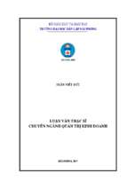 Giải pháp tạo động lực thúc đẩy làm việc cho giảng viên tại Trường cao đẳng nghề Du lịch và Dịch vụ Hải Phòng (Luận văn thạc sĩ)