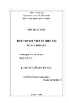 Tiểu thuyết viết về miền núi từ sâu đổi mới
