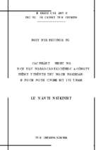 Các nhân tố ảnh hưởng đến chất lượng báo cáo tài chính của công ty niêm yết trên thị trường chứng khoán   bằng chứng thực nghiệm tại việt nam