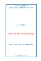 Nghiên cứu đầu tư của doanh nghiệp