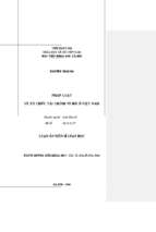 Pháp luật về tổ chức tài chính vi mô ở việt nam