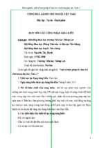 skkn Một số biện pháp tổ chức trò chơi trong dạy học Toán 2