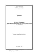 Dạy học các tác phẩm truyện về thời chống pháp trong sách giáo khoa ngữ văn bậc trung học theo đặc trưng thể loại