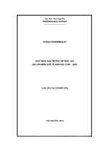 Hoạt động giao thương việt nam   lào qua cửa khẩu quốc tế nặm phao từ năm 1997 2015