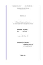Nâng cao năng lực cạnh tranh của các doanh nghiệp nhỏ và vừa dệt may việt nam