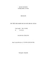 Phát triển nông nghiệp hàng hóa huyện ứng hòa, hà nội
