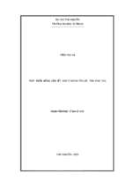 Phát triển nông lâm kết hợp ở huyện yên lập, tỉnh phú thọ