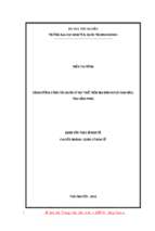 Tăng cường công tác quản lý nợ thuế trên địa bàn huyện tam đảo, tỉnh vĩnh phúc