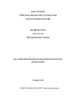 Nghiên cứu phương pháp nhận dạng người nói sử dụng kĩ thuật pha trộn gaussian
