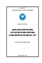 Nghiên cứu đặc điểm tổn thương và kết quả điều trị mảng sườn di động tại bệnh viện việt đức giai đoạn 2012   2017