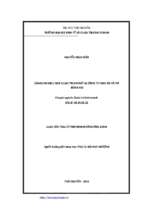 Nâng cao hiệu quả quản trị chi phí tại công ty trách nhiệm hữu hạn xây dựng và thương mại đông hải