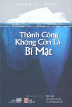 Thanh cong khong con la bi mat   noah st. john