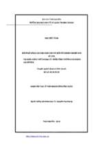 Giải pháp nâng cao hiệu quả cho vay đối với doanh nghiệp nhỏ và vừa tại ngân hàng thương mại cổ phần công thương chi nhánh hải dương