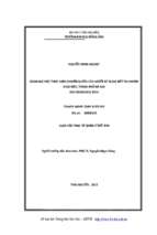 đánh giá việc thực hiện chuyển quyền của người sử dụng đất tại huyện hoài đức, thành phố hà nội giai đoạn 2010 2014