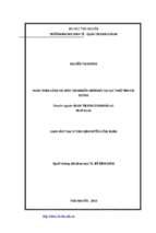 Hoàn thiện công tác đào tạo nguồn nhân lực tại cục thuế tỉnh hải dương