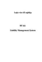 Luận văn liability management system
