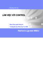 Bài giảng làm việc với control