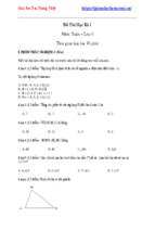 đề kiểm tra chất lượng học kỳ 1 môn toán lớp 6