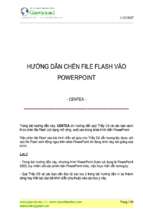 Hướng dẫn chèn file flash vào powerpoint  