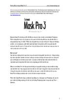 Hướng dẫn sử dụng mask pro 3