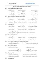Bài tập đại số và giải tích nâng cao môn toán lớp 11