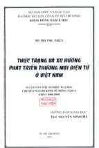 Thực trạng và xu hướng phát triển thương mại điện tử ở việt nam