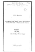 Quan hệ giữa tăng trưởng kinh tế và khí thải co2 tại các nước châu á từ năm 1985 đến năm 2010