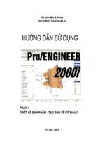 Giáo trình hướng dẫn sử dụng pro_engineer 2000i