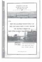 Một số giải pháp nhằm nâng cao hiệu quả khai thác và đẩy nhanh tốc độ phát triển các khu công nghiệp thành phố cần thơ