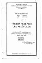 Văn hóa nghe nhìn của người chăm