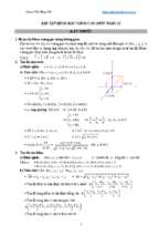 Bài tập hình học nâng cao môn toán lớp 12