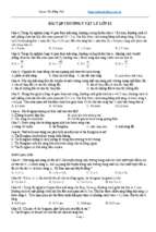 Bài tập chương 5 môn vật lý lớp 12
