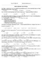 Bài tập chương 4 môn vật lý lớp 10
