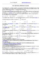 Bài tập thấu kính hay và khó vật lý 11