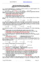 Bài tập chương 4 môn vật lý lớp 12