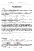 Bài tập chương 2 môn vật lý lớp 12
