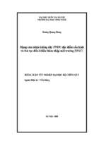 Khóa luận mạng cảm nhận không dây (wsn) đặc điểm cấu hình và thủ tục điều khiển thâm nhập môi trường (mac)