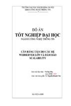 đồ án cân bằng tải cho các hệ webserver lớn và đảm bảo scalability  
