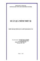 đồ án thiết kế hệ thống sấy cà rốt bằng băng tải