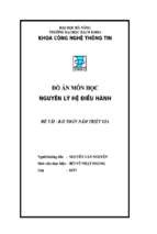đồ án bài toán năm triết gia